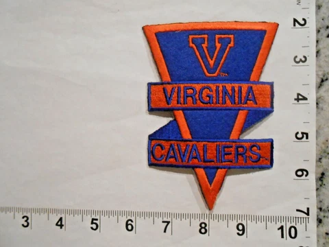 Virginia Cavaliers 5" Banner Logo Patch College Cover