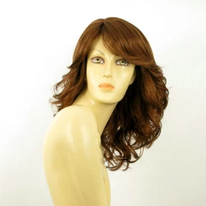 Parrucca donna semi lunga castano dorato rame :MAELYS 30 - Picture 1 of 8