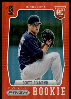 Panini Prizm 2013 rojo Scott Diamond novato Minnesota Twins #161 Foto 1 de 2