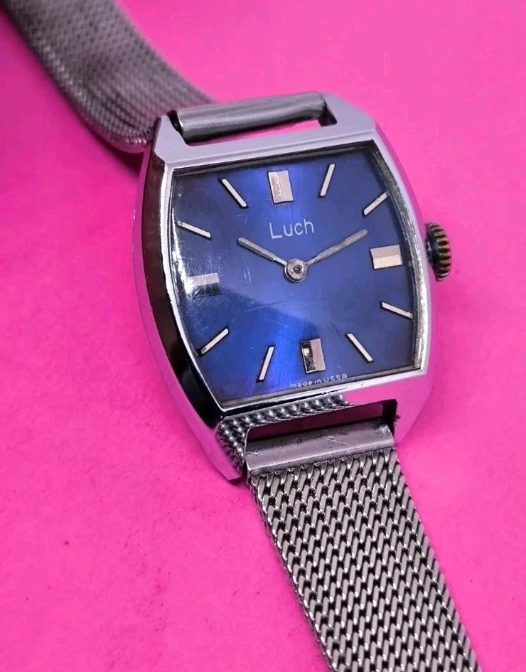 USSR Rare Mechanical Nice Ladies Wrist Watch Luch Cal.1800 - Image 1 of 4