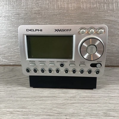 Delphi SKYFi2 SA10101 XM Satellite Radio Receiver w/ Dock No Cords Tested - Image 1 of 3