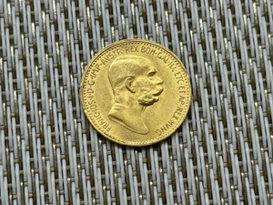 Originale 10 Kronen 1908 Franz Josef Jubiläum -Gold W/25/1240 - Picture 1 of 2