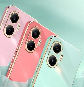 For XiaoMi POCO F7 5G, Shockproof Candy Plating Border Soft Phone Case Cover - Picture 1 of 21