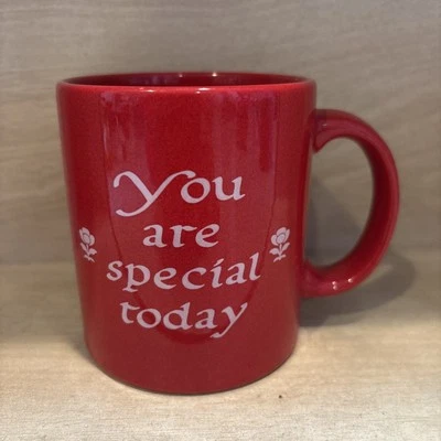 Waechtersbach "You are Special Today" Mug, Cherry Red EUC - Image 1 of 4