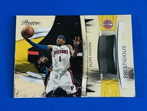 2009 Prestige Allen Iverson Prestigious Picks Foil Insert Card #33; #d /100 VG+ - Bild 1 von 3