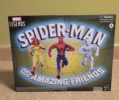 Boneco de ação Hasbro Marvel Legends Spider-Man Friends 6 polegadas coleção F6385 NOVO - Imagem 1 de 4