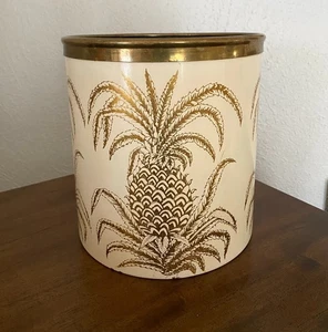 Piero Fornasetti Paper Waste Bin, 1950s – "Pineapple" Decoration Italy - Picture 1 of 12
