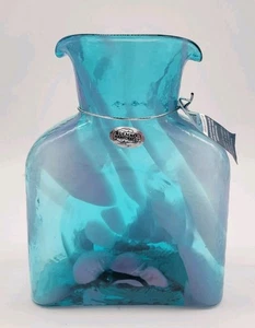 Blenko ARTIST PROOF Special Edition Neptune Helios 384 Water Bottle #2 - Picture 1 of 9
