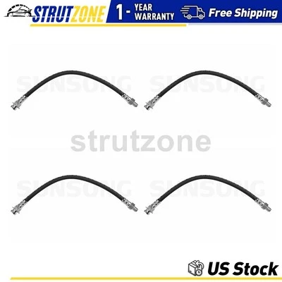 4x Línea de manguera de freno delantero trasero para Dodge 880 5,9 L Foto 1 de 4