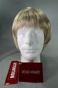 Rene of Paris Creamy Blonde Short Bob Wig Wefted Synthetic NELL #2408 Basic Cap - Picture 1 of 24