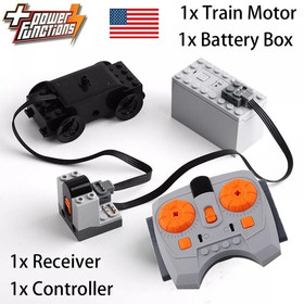 Power Functions Battery Box Train Motor IR Receiver Controlled For Lego Set 4PCS
