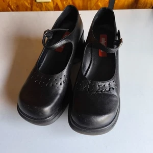90s y2k Unlisted Kenneth Cole Chunky Eyelet Mary Jane Plateau Schuhe Gr. 8 schwarz - Bild 1 von 13