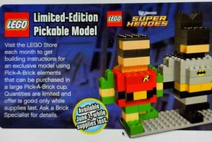 Lego PAB4 auslesbares Modell Batman & Robin Neu in OVP 61 Teile Juni 2012 ohne Anleitung - Bild 1 von 3