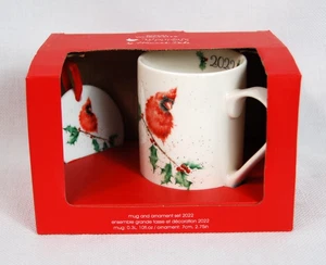 New in Box Royal Worcester Wrendale Design Hannah Dale 2022 Mug & Ornament Set - Picture 1 of 9