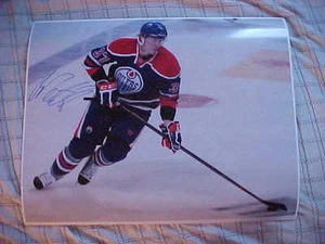 EDMONTON OILERS LENNART PETRELL SIGNED 16X20 - Picture 1 of 1