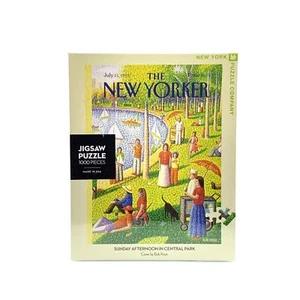 New Yorker Cover Puzzle 1000 Stck. Kunst Mehrfarbig Neu Hergestellt in den USA - Bild 1 von 6