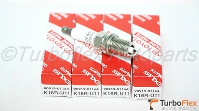 丰田塔科马 2001 - 2004 4-Cyl 2.4L 2.7L 火花塞 4 件套 90919-01164 正品 — 第 1/3 张图片