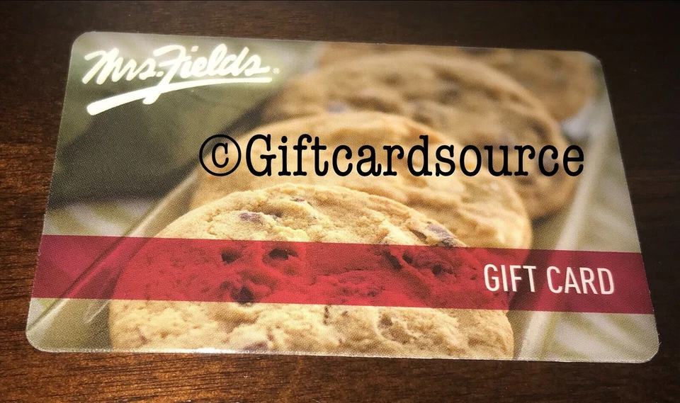 MRS. FIELDS CHOCOLATE CHIP COOKIES GIFT CARD NO VALUE COLLECTIBLE NEW - Image 1 of 1