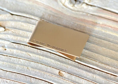 Bronze anniversary money clip - Image 1 of 4