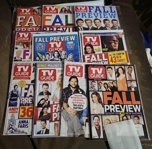 Lot 10 TV Guide Fall Preview 2006 2007 2008 2009 2010 2011 2012 2013 2014 2015 - Foto 1 di 11