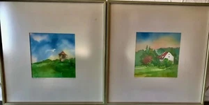 Aquarelle Bodenseemotive 1985 von Freimut Meinhardt  - Bild 1 von 5