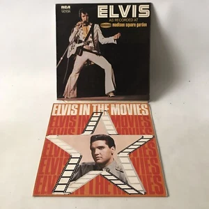 Elvis Presley Madison Square Gardens & In the Movies 1972 Vinyl Album LP - Picture 1 of 12