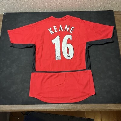 Camiseta deportiva local Roy Keane #16 edición jugador Nike Manchester United Irlanda años 90 Foto 1 de 4