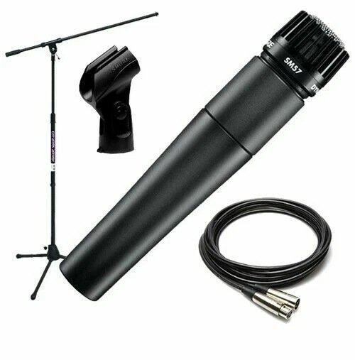 Shure SM57-LC XLR Dynamic Instrument Microphone