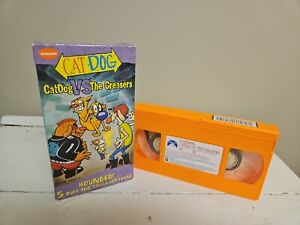 Cat Dog VS The Greasers VHS Movie 1999 Nickelodeon Paramount CatDog New Sealed 