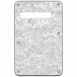 New Backplate STRAT - Pearl White - 3 Ply -140x87mm- Guitar STRATOCASTER - Picture 1 of 2