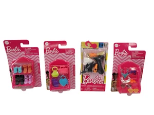 4 Packs Barbie Doll Fashion Accessories Handbags, Shoes, Headbands & Store Shelf - Picture 1 of 6