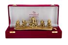 Golden Plated Musical Ganesh God Idol Statue Oxidized Finish with Beautiful