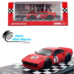 INNO64 1:64 LBWK Ferrari 308 GTB Red Liberty Walk - Picture 1 of 6