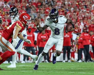 Lamar Jackson #8 Baltimore Ravens 2024 NFL 8"X10" Glossy Photo Print 4 - Picture 1 of 1