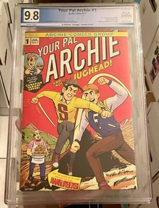 Your Pal Archie #1! Graded 9.8! Hulk #181 Cover swipe, Canadian Variant 1/500! - Picture 1 of 9
