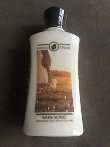 New Goose Creek 8 .4 Fl Oz Soothing Body Lotion "Warm Sunset” - Picture 1 of 4