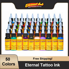 Eternal Tattoo Ink Set 50 Colors Set 1oz 30ml Permanent See Professional US