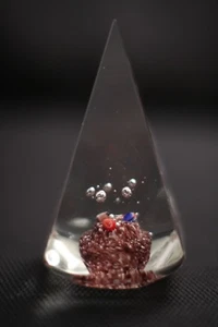 Murano Italienische Kunst Glas Skulptur oder Briefbeschwerer - SPIEGELTRICK DESIGN - UNIKAT - Bild 1 von 12