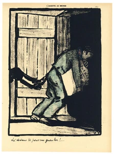 Felix Vallotton Original Litografía Estampado En 1902 162016 - Photo 1 sur 1