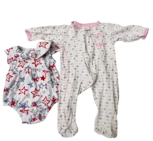 Disney Baby ~ Mickey Mouse ärmellos Strampler Quacker Jack Schlafanzug Größe 6-9 Monate - Bild 1 von 13