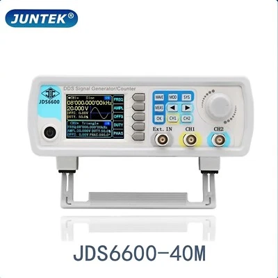 JDS6600-40MHz DDS-Signalgenerator Digitale Steuerung Zweikanal-Frequenzmesser - Bild 1 von 4