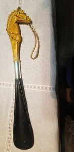 Vintage 3Horse Head Shoe Horn 8 1/2” - Picture 1 of 5