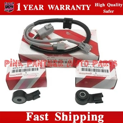 Sensor de golpe de motor 2 piezas con arnés para Toyota FJ Cruiser 89615-20090 2007-2012 Foto 1 de 4