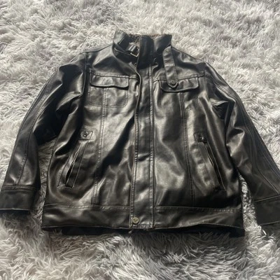 Куртка-бомер Hawke & Co 1958 Adventure Legends ПВХ коричневая с подкладкой размер 10/12 - Изображение 1 из 4