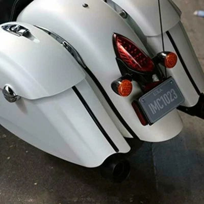 Par de molduras de alforja INDIAN Indian Motorcycle negras 2881769 Foto 1 de 4