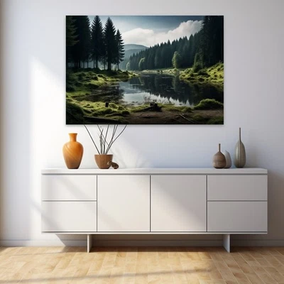 Pine Tree Forest Painting - image 1 of 2