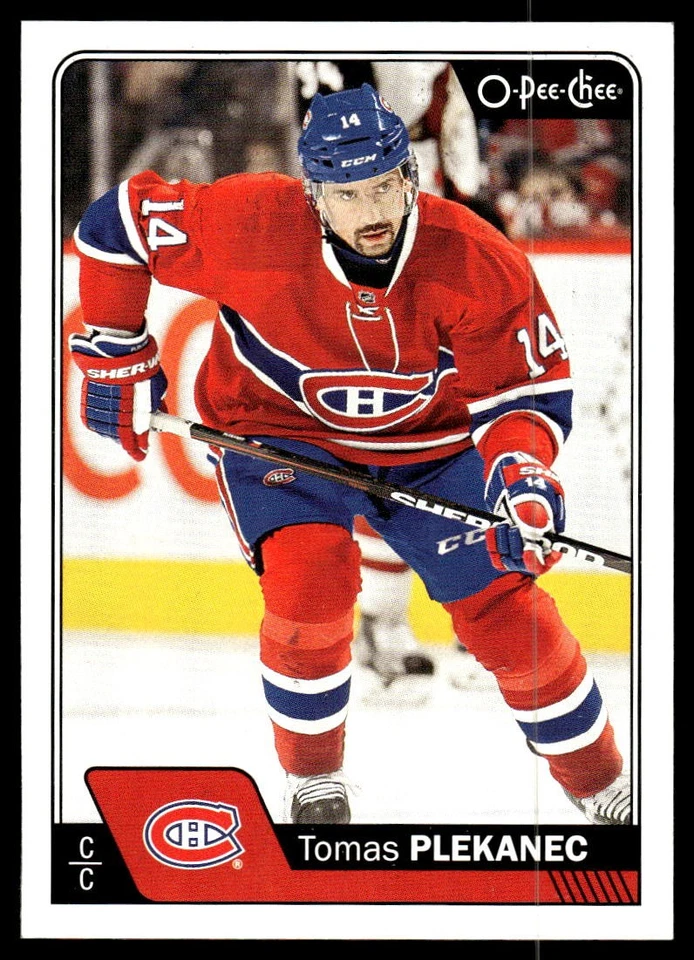 2016-17 O-Pee-Chee #459 Tomas Plekanec Montreal Canadiens Hockey Card - Image 1 of 2