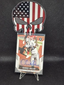 Panini Score 2021 Darren Waller Signatures automático #225 Vegas Raiders - Imagen 1 de 2