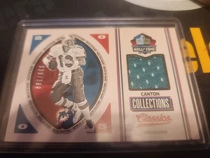 Panini Classics Canton Collection 2017 38/299 reliquia usada en juegos Dan Marino - Imagen 1 de 3