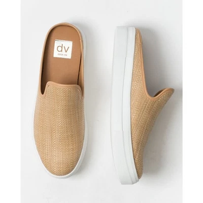 Туфли-слипоны DV DOLCE VITA Rica 6 тканая текстура ротанг прибрежная земля осень - Изображение 1 из 4